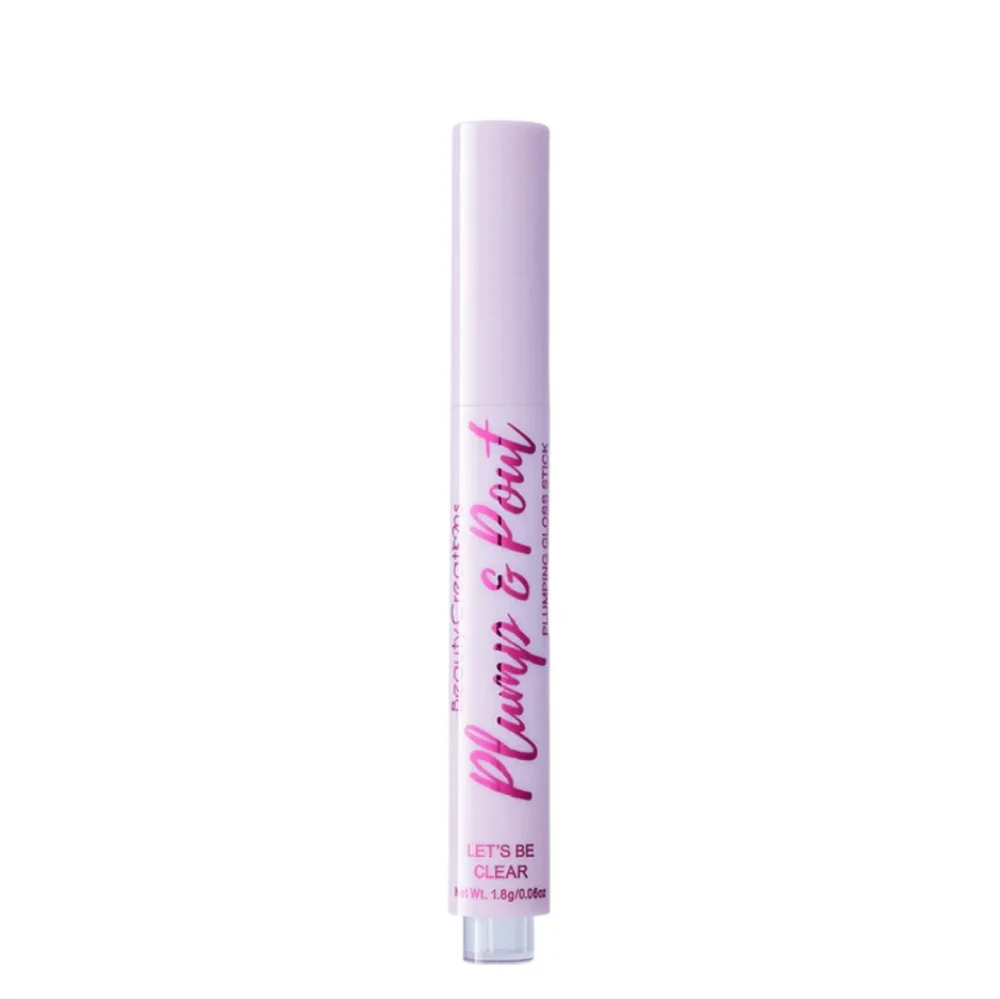 Beauty Creations Plump & Pout Lip Gloss - Clear (Add To Bundle For Free)
